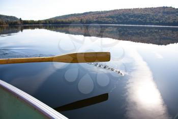 Paddling on the Carpenter lake, Canada
