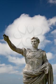 Roman Emperor Augustus marble Statue
