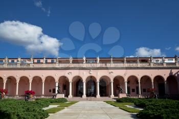 Wealthy estate of Ringling Museum view