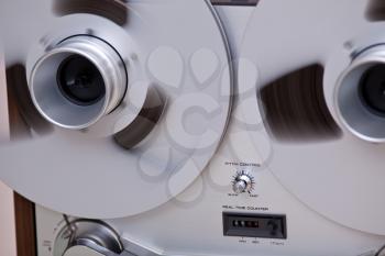 Open Metal Reels WithTape For Professional Sound Recording with NAB adapters