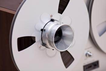 Open Metal Reels WithTape For Professional Sound Recording with NAB adapters