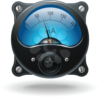 Royalty Free Clipart Image of a Meter