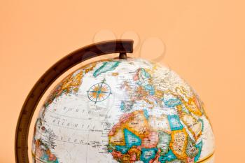 Royalty Free Photo of a Globe Closeup on Africa and Europe
