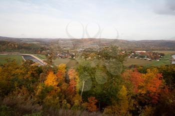 Royalty Free Photo of an Idyllic Mountain Landscape in Fall