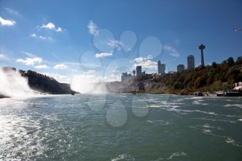 Niagara Falls View From Niagara River Gorge Canada