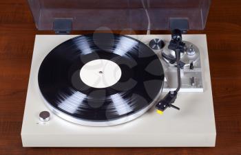 Analog Stereo Turntable Vinyl Record Player 