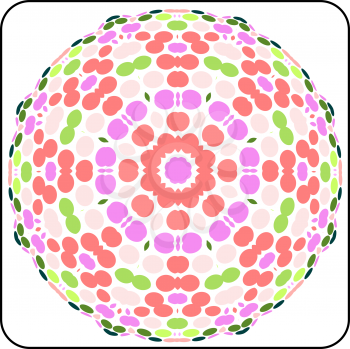 Royalty Free Clipart Image of a Circular Pattern