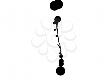 symbol I - Hand drawn vector abc