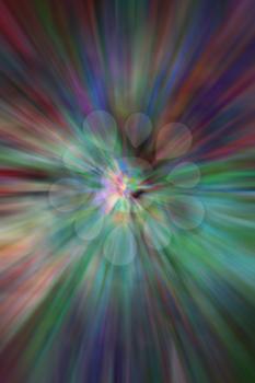 Abstract background With Beautiful Rays of Color light.