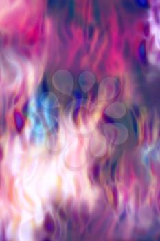 Burning flames of the purplr and blue colors background
