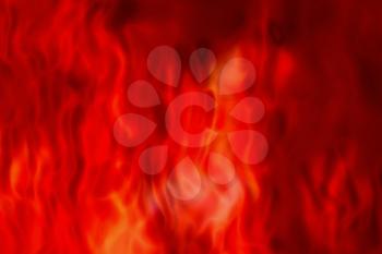 Burning flames of the red color background
