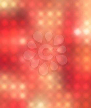 Dotted background of the colorful dots on the blured light