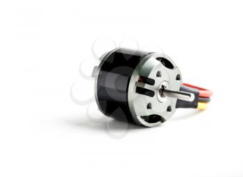 electric motor on white background