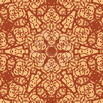Seamless ornamental mandala background wallpaper. Vinatge design element