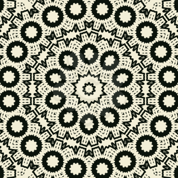 Symmetrical Seamless Pattern.