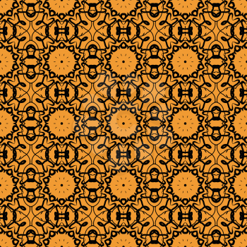Seamless oriental Print. Retro Ornate Mandala based wallpaper tile for greeting card, Brochure, Card or Invitation with Islamic, Arabic, Indian, Ottoman, Asian motifs.