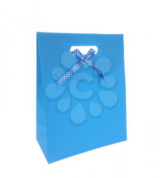 Royalty Free Photo of a Blue Gift Bag