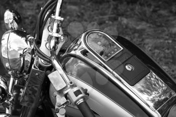 Royalty Free Photo of a Motorcycle 