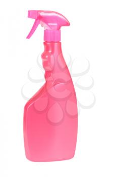 Royalty Free Photo of a Pink Spray Bottle