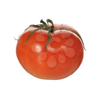 tomato isolated on a white studio background   