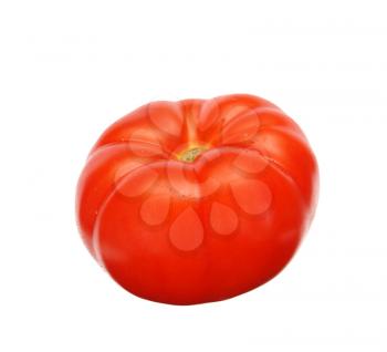 tomato isolated on a white studio background                               