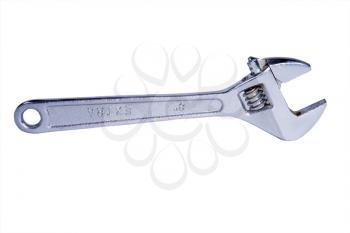 wrench isolated on the white background.(clipping path included)