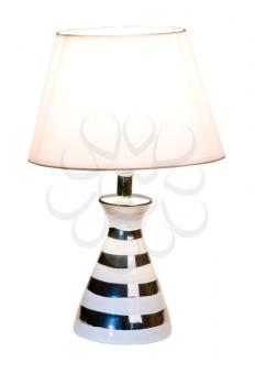 table lamp isolating on white background
