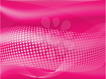 Royalty Free Clipart Image of an Abstract Pink Background