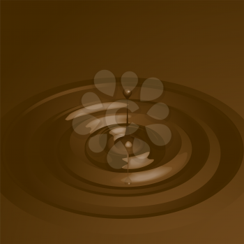 Royalty Free Clipart Image of a Liquid Puddle Background