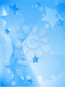 Royalty Free Clipart Image of a Christmas Star Background
