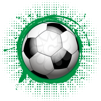 Royalty Free Clipart Image of a Soccer Ball Icon