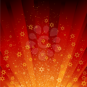 Royalty Free Clipart Image of a Festive Red Background