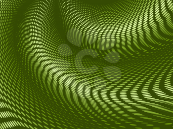 Royalty Free Clipart Image of an Abstract Green Halftone Background