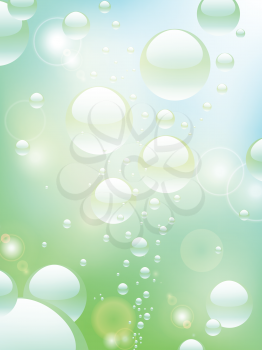 water bubble background