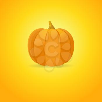 Royalty Free Clipart Image of a Pumpkin Background