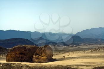 Royalty Free Photo of a Landscape in the Sinai, Egypt