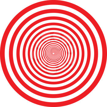 Royalty Free Clipart Image of a Red Circles