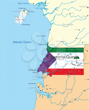 Royalty Free Clipart Image of a Equatorial Guinea