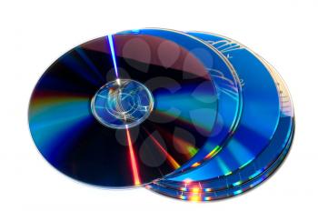 Royalty Free Photo of a Stack of CD/DVDS