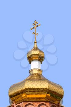 Royalty Free Photo of a Gold Cupola 