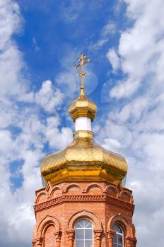 Royalty Free Photo of a Gold Cupola 