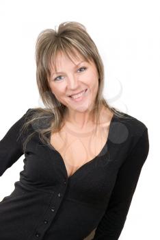 Royalty Free Photo of a Blonde Woman Smiling