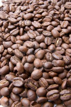 Royalty Free Photo of a Coffee Bean Background 