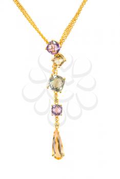 Royalty Free Photo of a Necklace With Gems