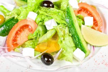 Royalty Free Photo of a Greek Salad