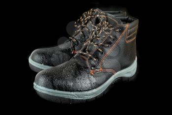 Royalty Free Photo of Work Boots