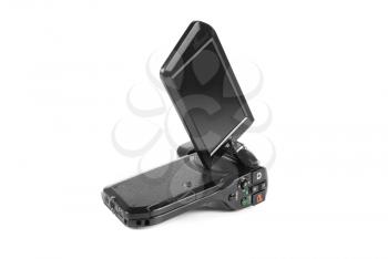 camcorder isolated on a white background