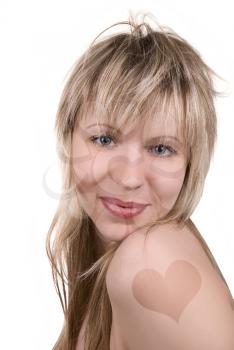 Royalty Free Photo of a Smiling Blonde Woman