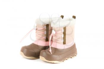Royalty Free Photo of a Child's Winter Boots