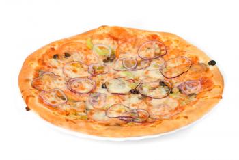 Royalty Free Photo of a Vegetable Pizza